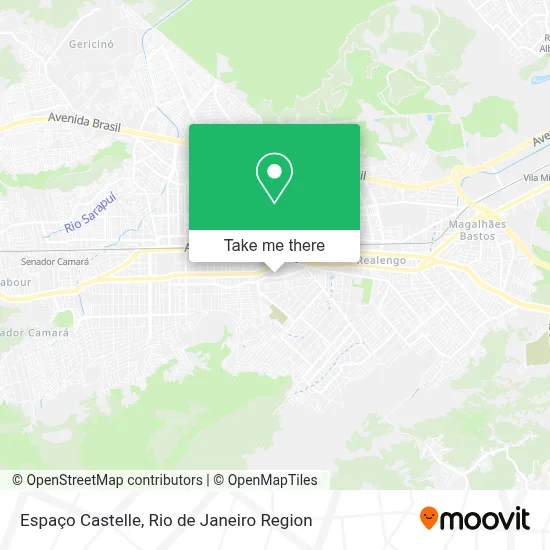 Espaço Castelle map