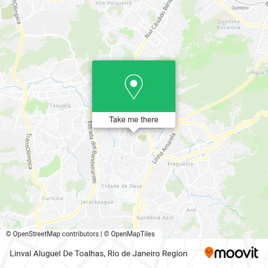 Linval Aluguel De Toalhas map