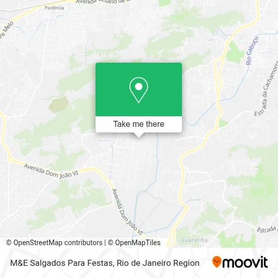 M&E Salgados Para Festas map
