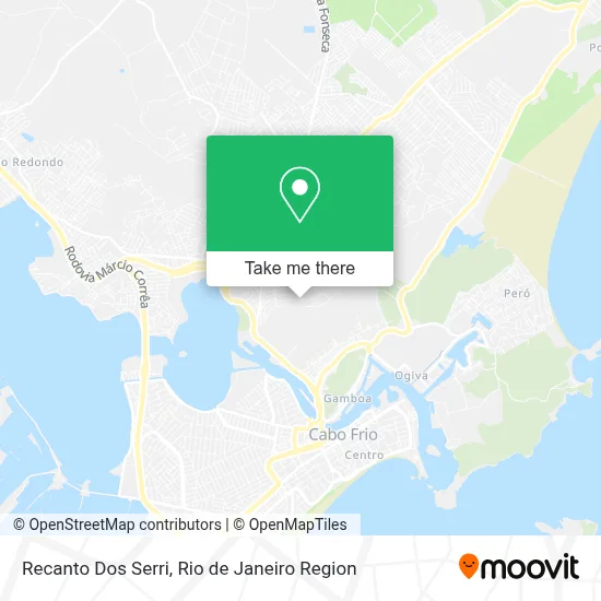 Recanto Dos Serri map