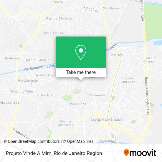 Projeto Vinde A Mim map