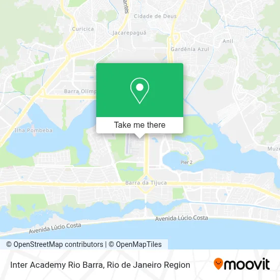 Inter Academy Rio Barra map