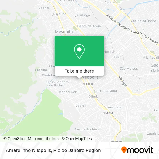 Amarelinho Nilopolis map