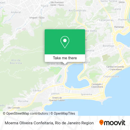 Moema Oliveira Confeitaria map
