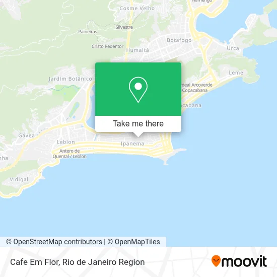 Cafe Em Flor map