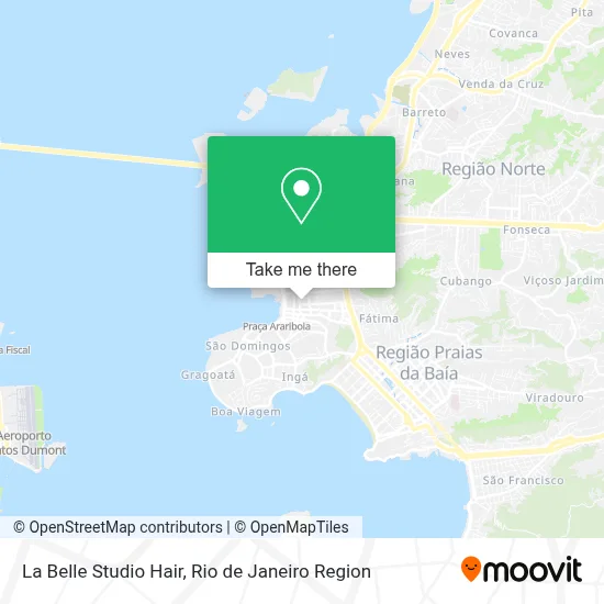 La Belle Studio Hair map