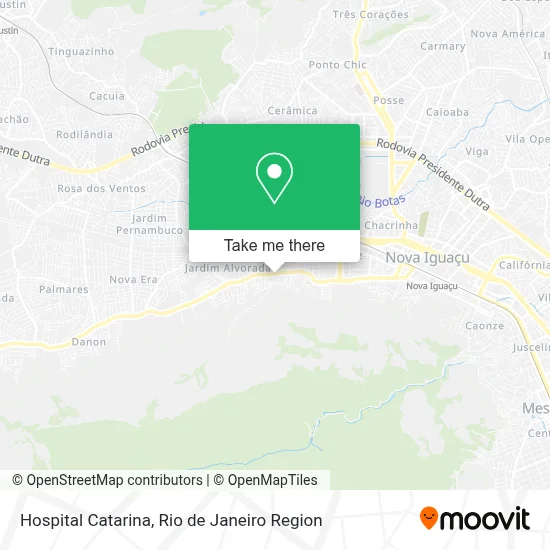 Hospital Catarina map