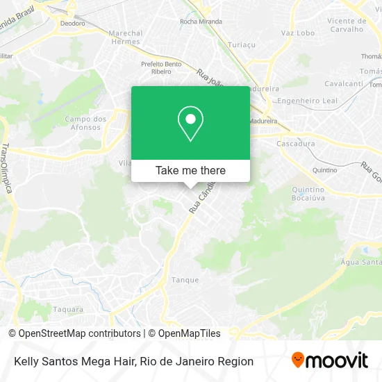 Kelly Santos Mega Hair map