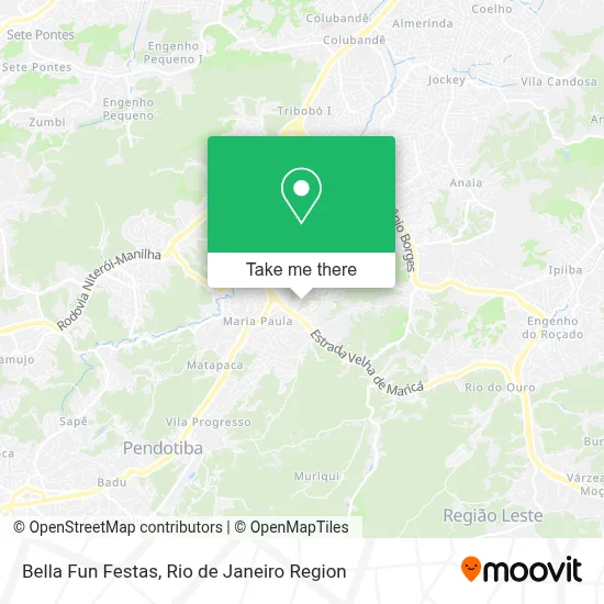 Bella Fun Festas map