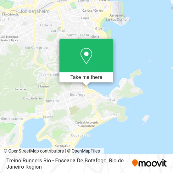 Treino Runners Rio - Enseada De Botafogo map