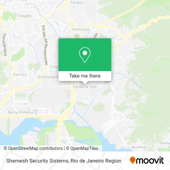 Shemesh Security Sistems map