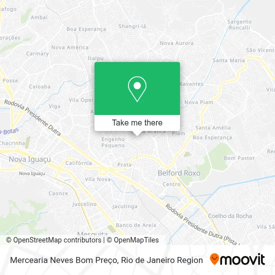Mercearia Neves Bom Preço map