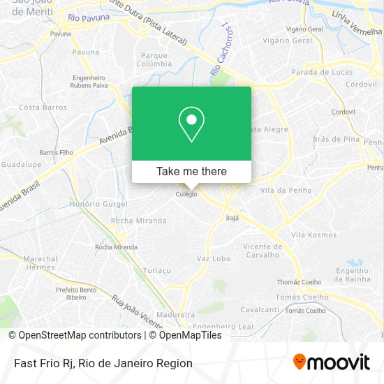 Fast Frio Rj map