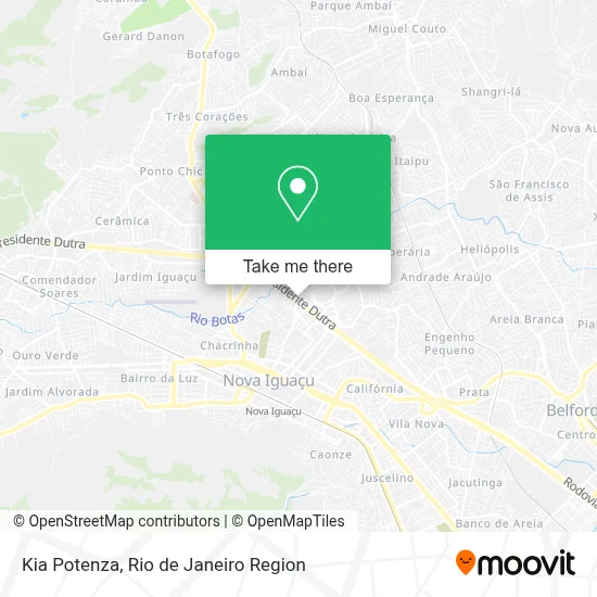 Kia Potenza map