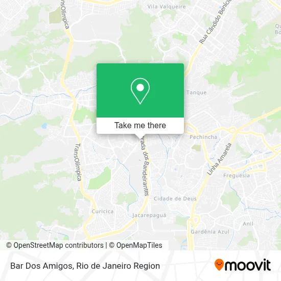 Bar Dos Amigos map