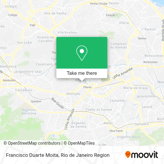 Francisco Duarte Moita map