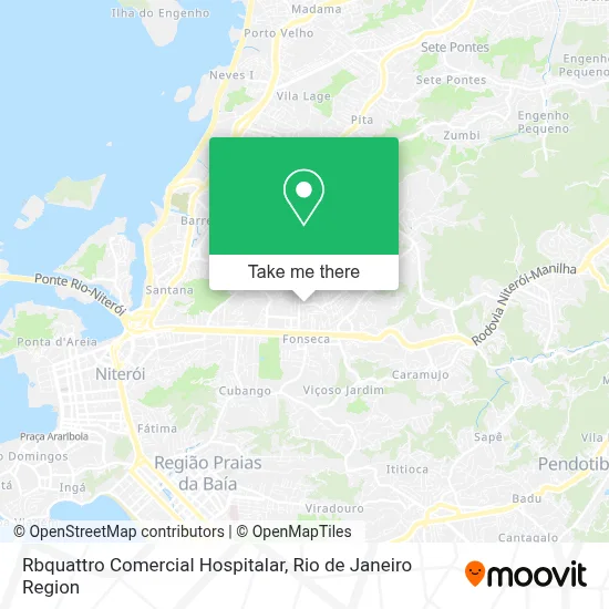 Rbquattro Comercial Hospitalar map
