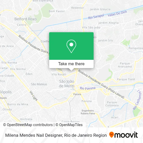 Milena Mendes Nail Designer map