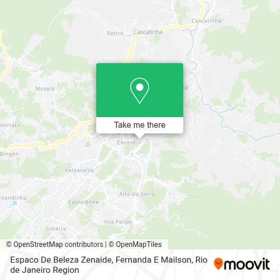 Espaco De Beleza Zenaide, Fernanda E Mailson map