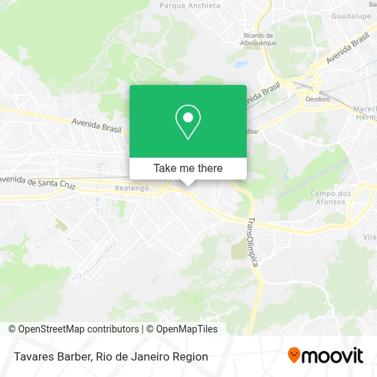 Tavares Barber map