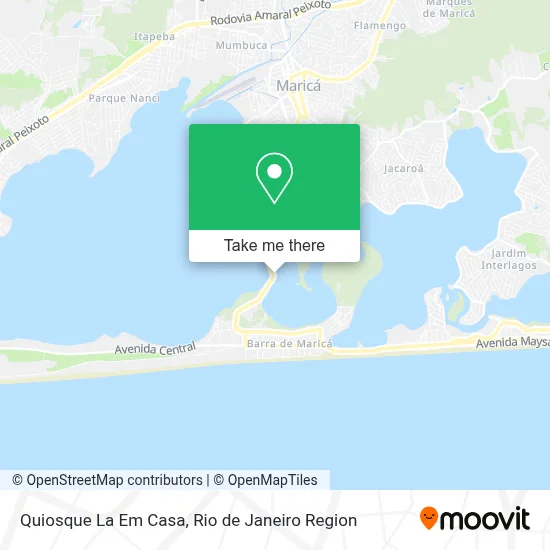Quiosque La Em Casa map