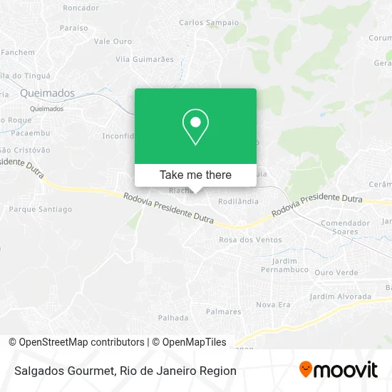 Salgados Gourmet map