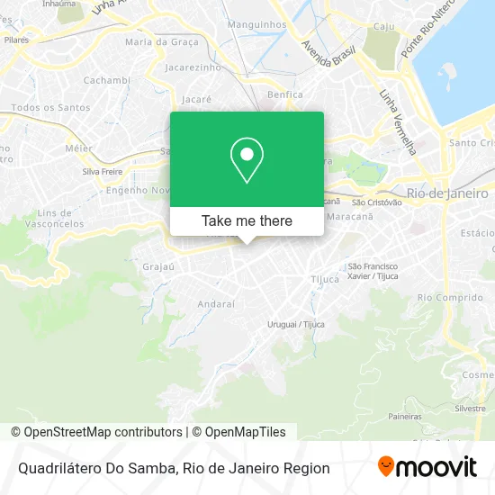 Quadrilátero Do Samba map