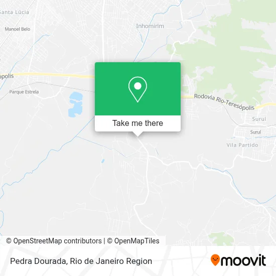 Pedra Dourada map