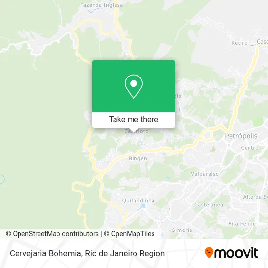 Cervejaria Bohemia map