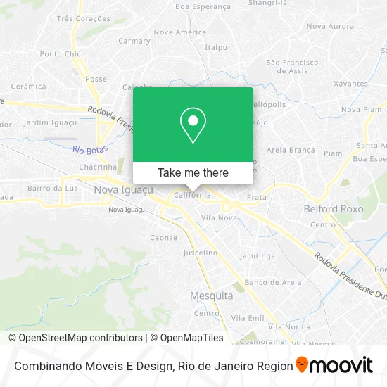 Combinando Móveis E Design map