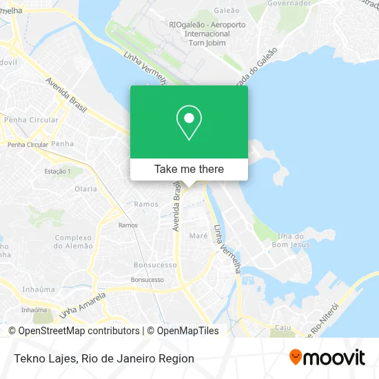 Tekno Lajes map