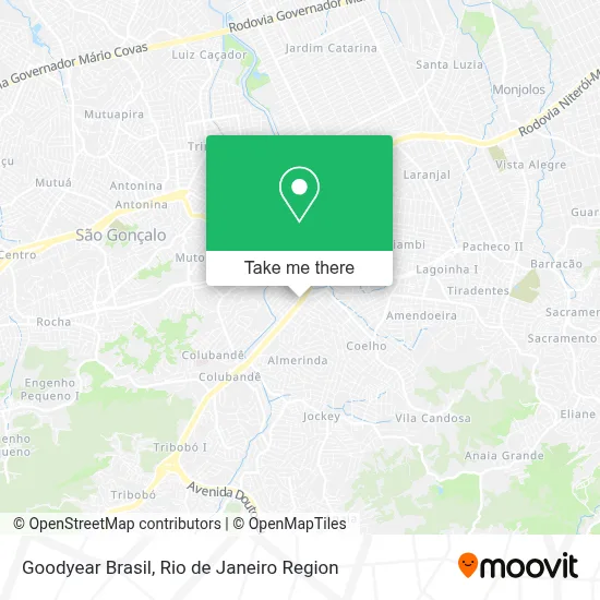 Goodyear Brasil map