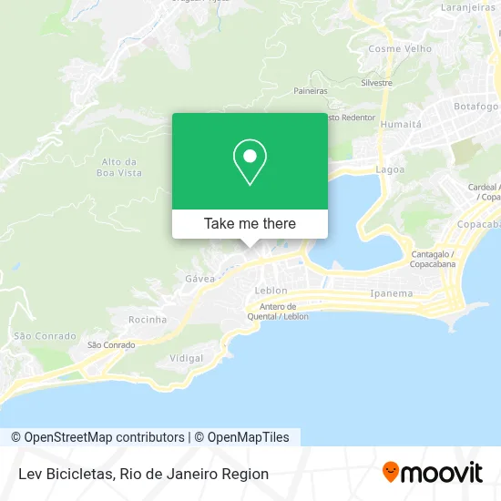Lev Bicicletas map