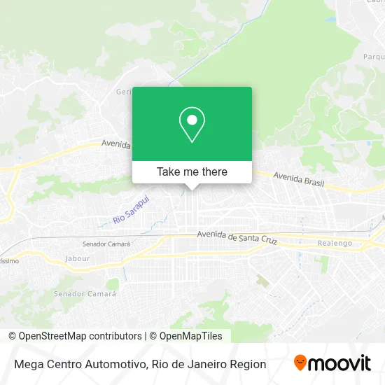 Mega Centro Automotivo map