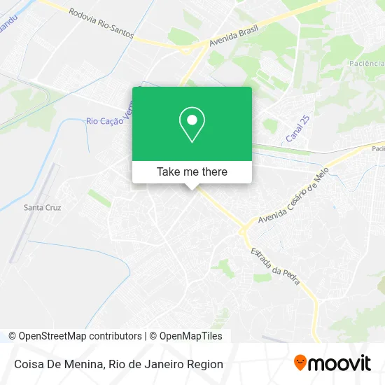 Coisa De Menina map