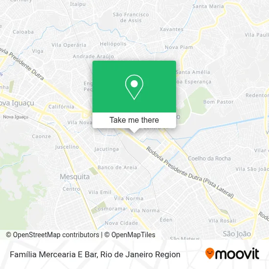 Família Mercearia E Bar map