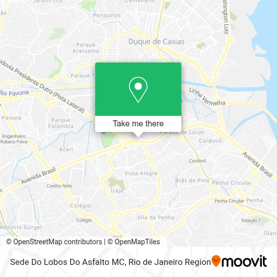 Sede Do Lobos Do Asfalto MC map