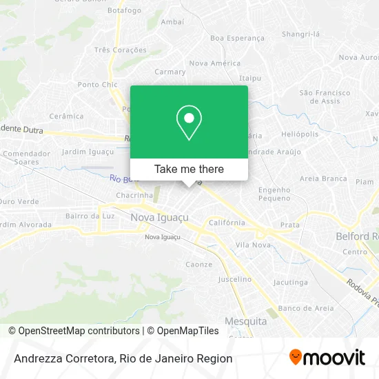 Andrezza Corretora map