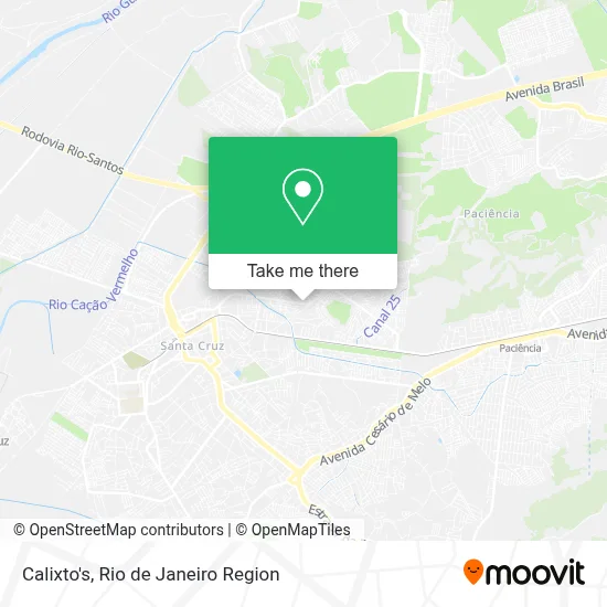 Calixto's map