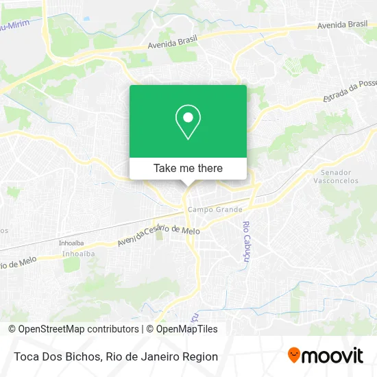 Toca Dos Bichos map