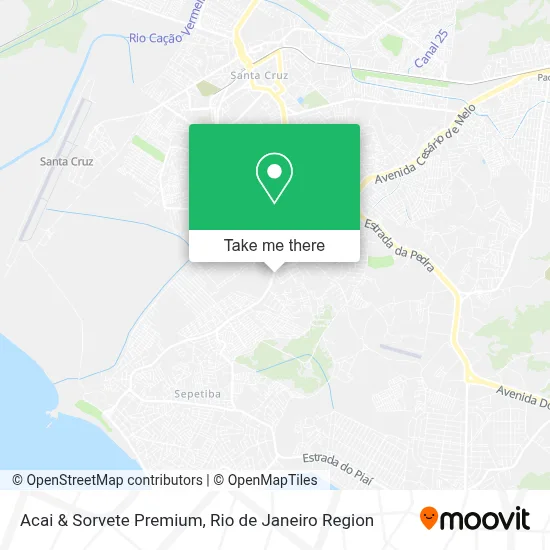 Acai & Sorvete Premium map