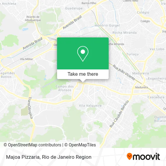 Majoa Pizzaria map