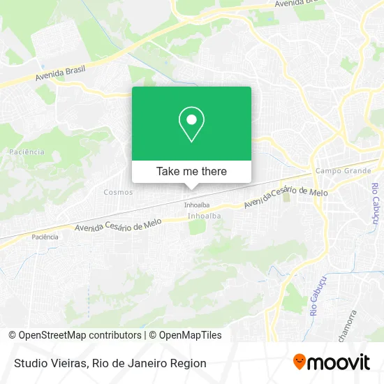 Studio Vieiras map