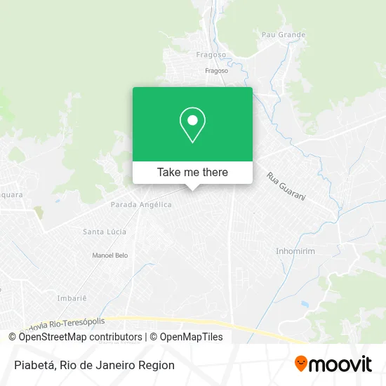 Piabetá map
