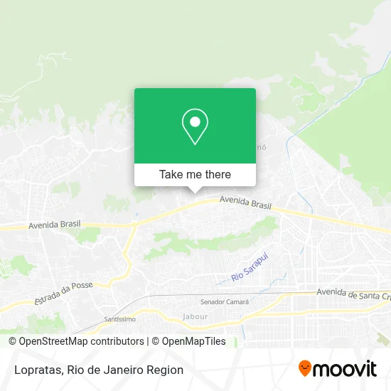 Lopratas map