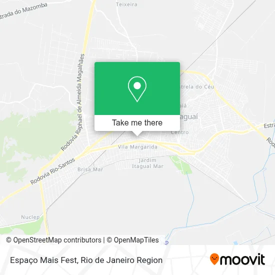 Espaço Mais Fest map