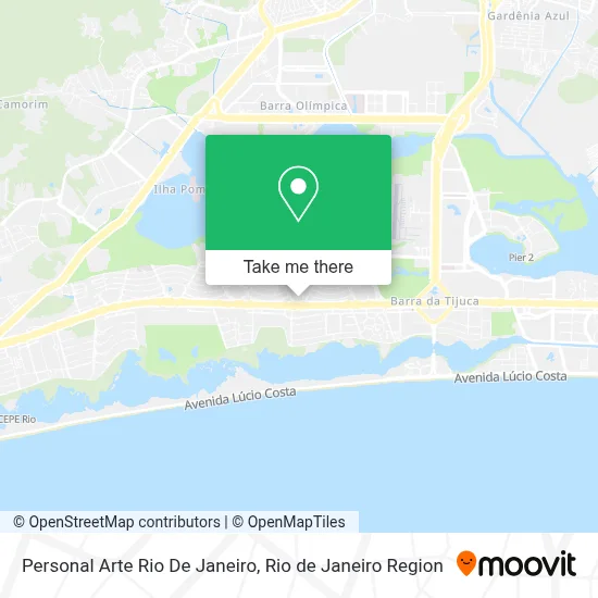 Personal Arte Rio De Janeiro map