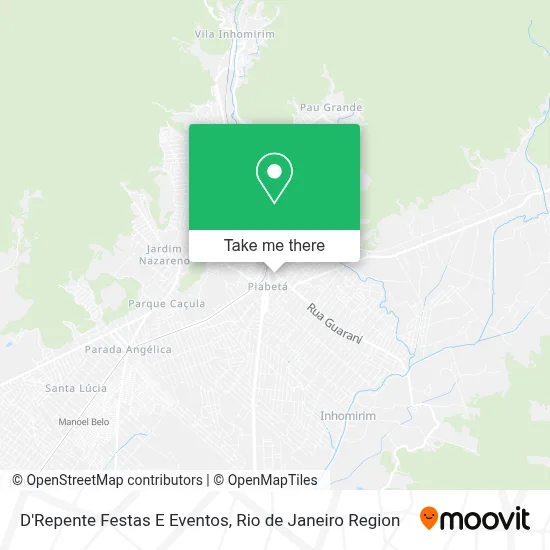 D'Repente Festas E Eventos map