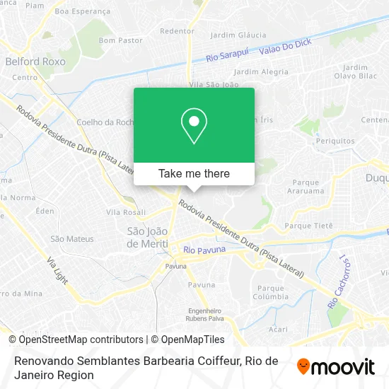Renovando Semblantes Barbearia Coiffeur map