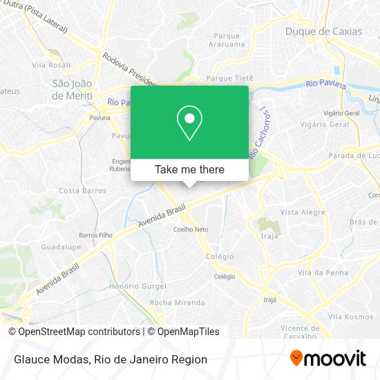 Glauce Modas map